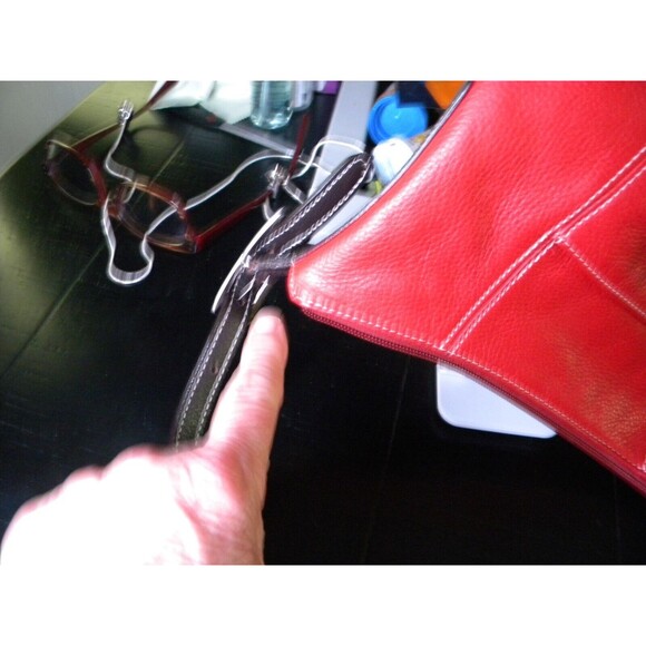 Tiganello red and brown leather purse! - Picture 10 of 11